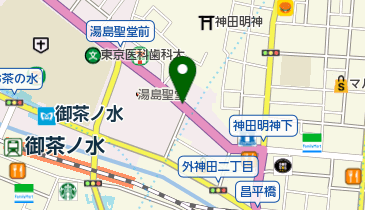 湯島坂 (湯島)の地図画像