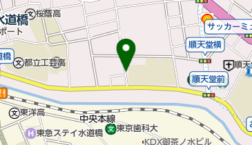 富士見坂 (本郷)の地図画像