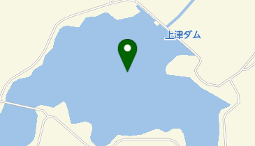 上津ダムの地図画像