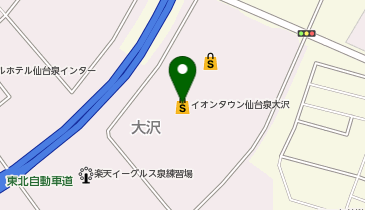 しゃぶしゃぶ寿々 イオンタウン仙台泉大沢店の地図画像