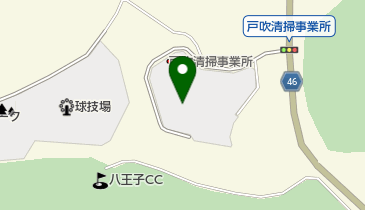 戸吹不燃物処理センターの地図画像