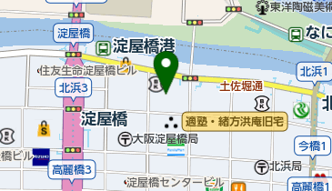京阪淀屋橋ビルの地図画像