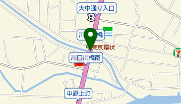 川口川橋の地図画像