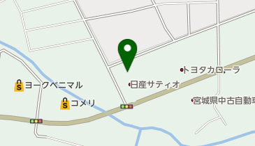 ヤマトオートワークス株式会社 宮城ボックス工場の地図画像