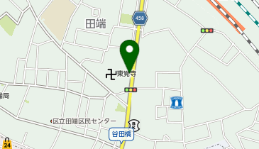 東覚寺坂 (田端)の地図画像