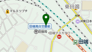 江戸坂 (田端)の地図画像