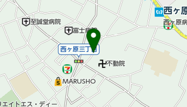 熊野坂 (西ヶ原)の地図画像