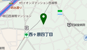 牛蒡坂 (滝野川)の地図画像