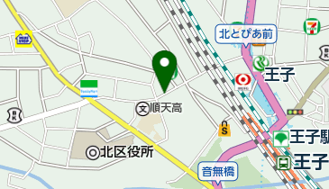 権現坂 (王子本町)の地図画像