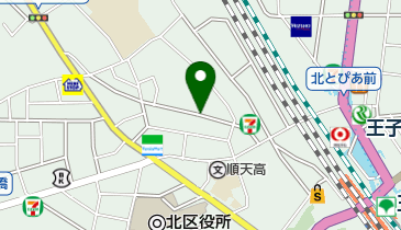 王子大坂 (王子本町)の地図画像