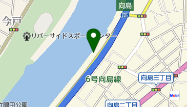 桜橋(墨田区向島)の地図画像