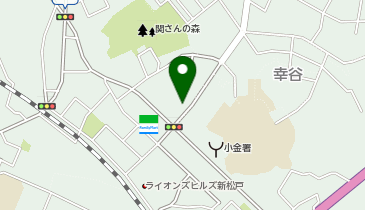 小金浄水場の地図画像