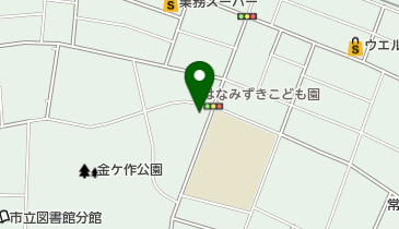 常盤平浄水場の地図画像