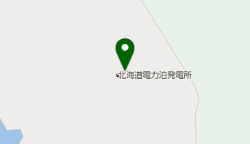 北海道電力 泊発電所の地図画像