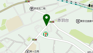 宮の前の坂 (赤羽台)の地図画像