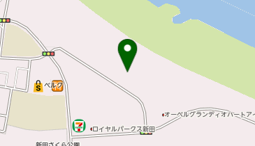 ふじみ坂 (新田)の地図画像