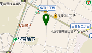 宿坂 (高田)の地図画像