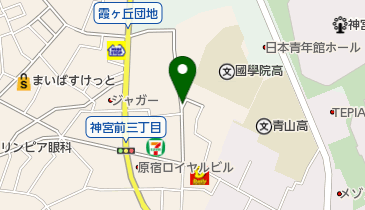 勢揃坂 (神宮前)の地図画像