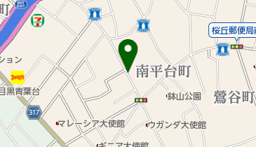 南平坂 (南平台町)の地図画像