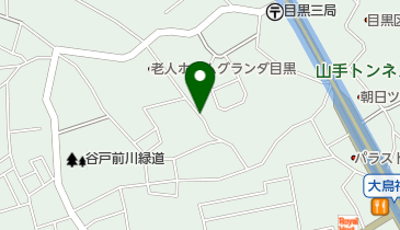 十七が坂 (目黒)の地図画像