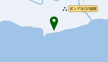 アヨロ海岸の地図画像