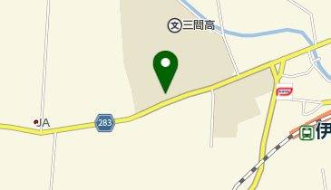 三間町国民体育館の地図画像