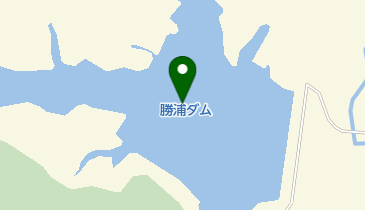 勝浦ダムの地図画像