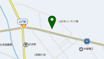 旧名鉄谷汲駅の地図画像