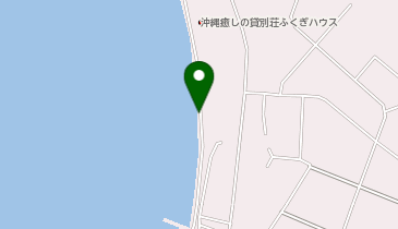 備瀬海岸の地図画像