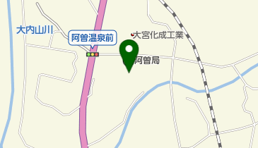 阿曽湯の里の地図画像