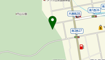 円山公園 売店の地図画像