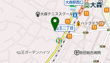 闇坂 (山王)の地図画像