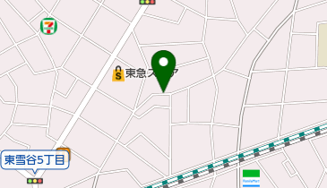 猿坂 (上池台)の地図画像