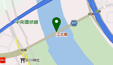 江北橋の地図画像