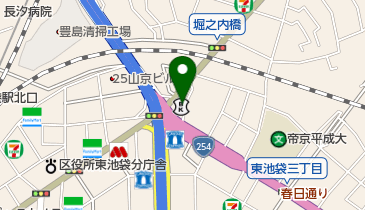 きらぼし銀行 池袋ローンセンターの地図画像