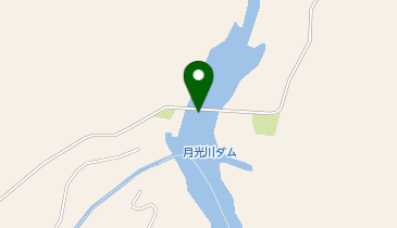 月光川ダム湖の地図画像