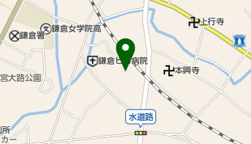 由比若宮(元八幡)の地図画像