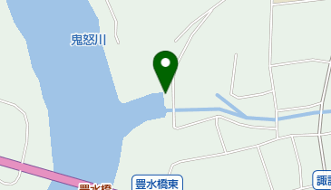 八間堀川排水機場樋管の地図画像