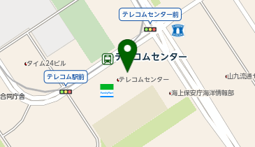 テレコムセンタービルの地図画像