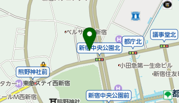 新宿グリーンタワーの地図画像