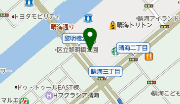 晴海アイランド トリトンスクエア オフィスタワーYの地図画像