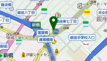 銀座三井ビルの地図画像