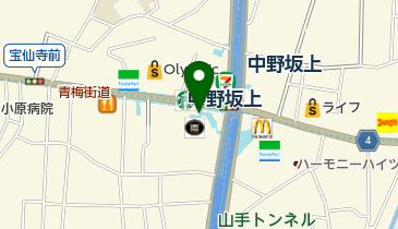 中野坂上サンブライトツインビルの地図画像