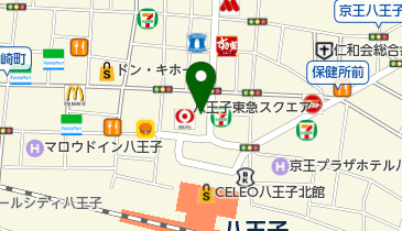 八王子スクエアビルの地図画像