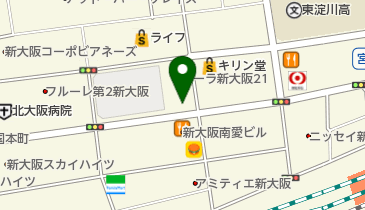 SORA(ソーラ)新大阪21の地図画像