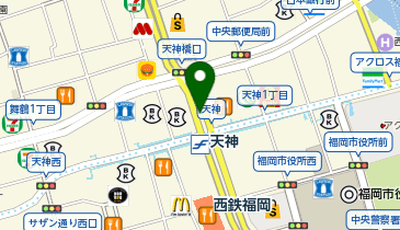 THE BODY SHOP(ザ ボディ ショップ) 天神地下街店の地図画像