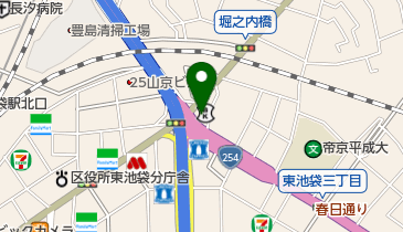 きらぼし銀行 東池袋支店の地図画像