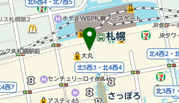 agete(アガット) 札幌大丸店の地図画像