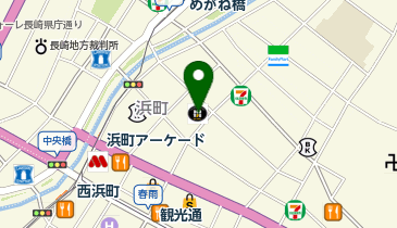 ゆうび苑 長崎店の地図画像