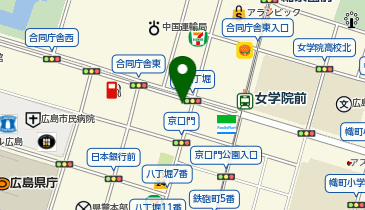 法テラス広島の地図画像